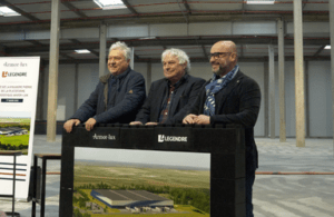 Legendre Construction - Armorlux - Quimper - Pose première pierre