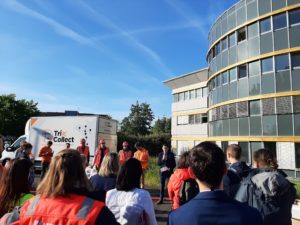 Table ronde et visite du chantier de déconstruction à Vannes secteur Bondon 2