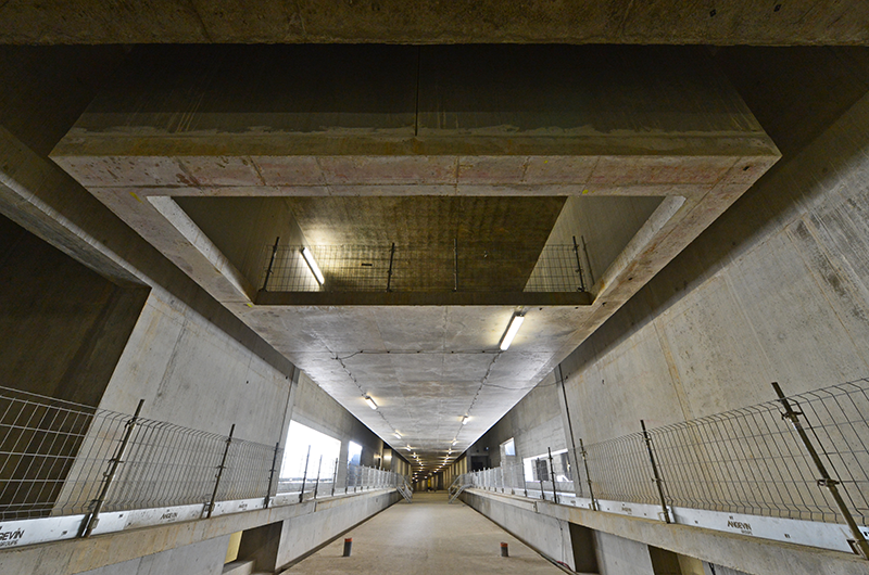 Estação La Courrouze, metro de Rennes